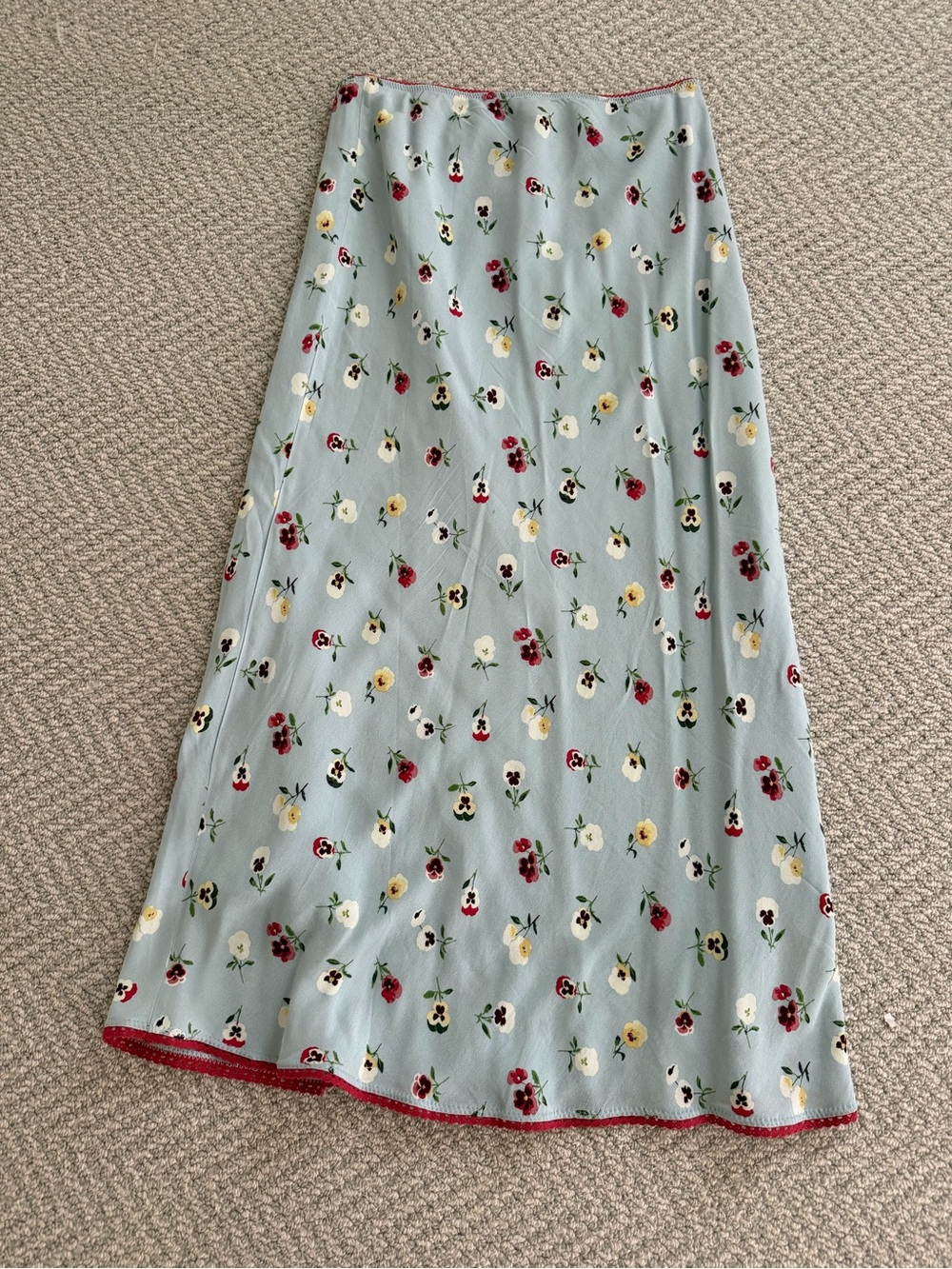 Doen x Gap floral midi skirt